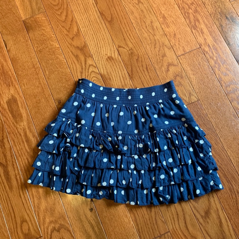 Abercrombie & Fitch polka dot ruffled mini skirt - Picture 6 of 6